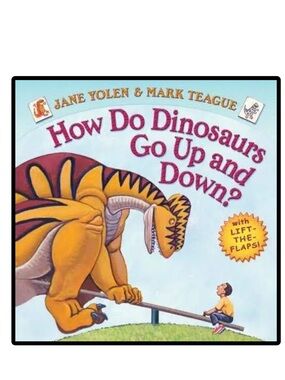 BUNDLE & SAVE🦖 How Do Dinosaurs Go Up and Down? Board Book with Flaps